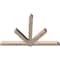 Ekena Millwork Kennewick Smooth Timber Gable Bracket, Douglas Fir, 96"W x 64"H x 5 1/2"D x 5 1/2"F, 16/12 Pitch GBW096X64X0606KEN00SDF - alternate 4